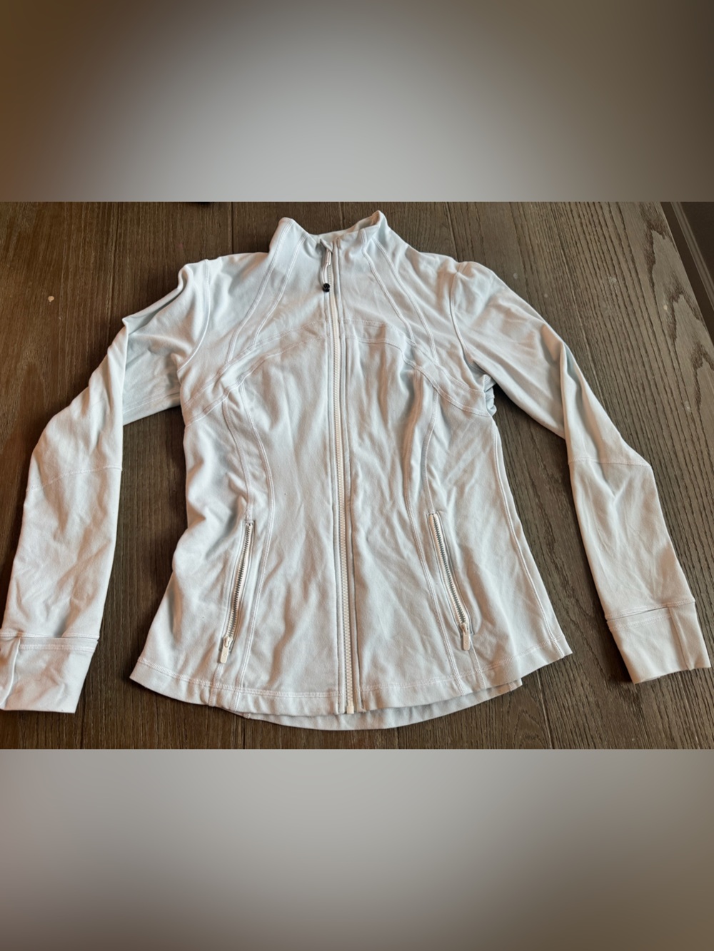 Lululemon Define Jacket Size 12 Light Blue Full Zip Athletic Jacket